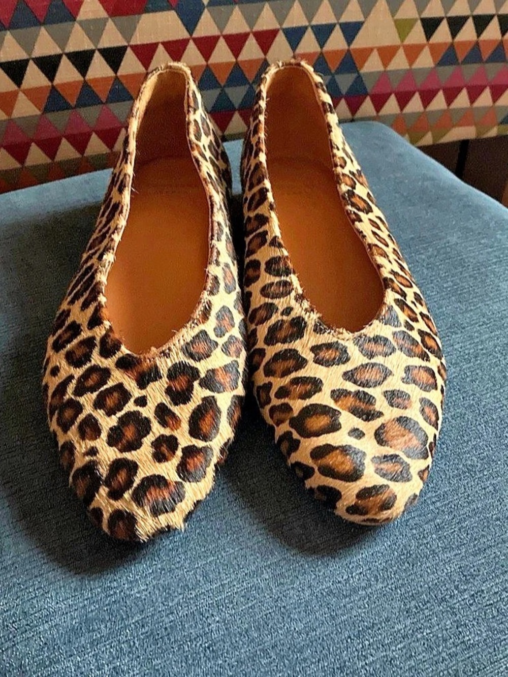 Cole Haan Women's Leopard Print Pointed-Toe Flats